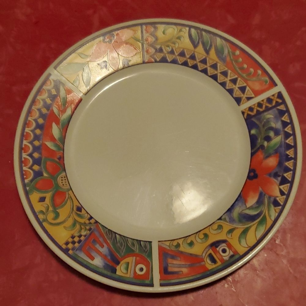 Lynns Stoneware Savanna Rim Salad Plate 7.5"